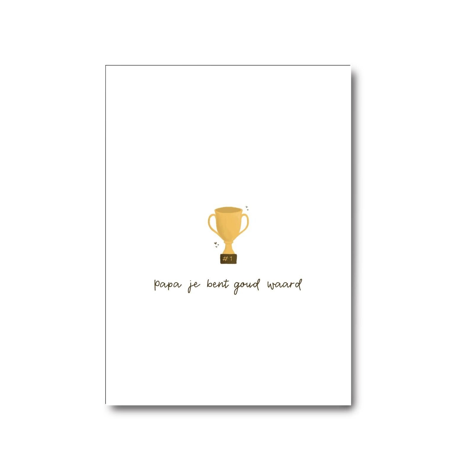 Goud waard - Wenskaart