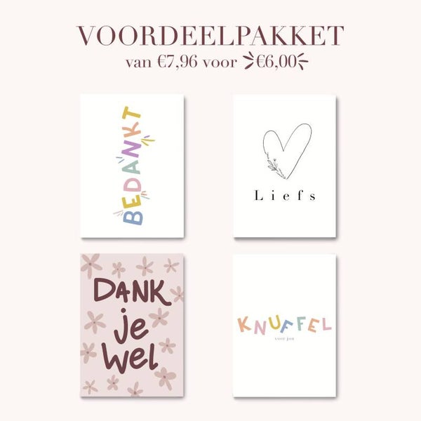 VOORDEELPAKKET - bedankt