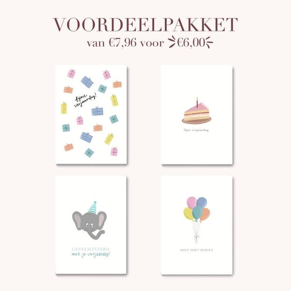 VOORDEELPAKKET - verjaardag