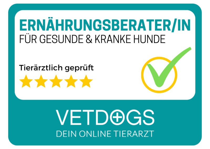 Zertifikat Ausbildung Ernährungsberater für Hunde