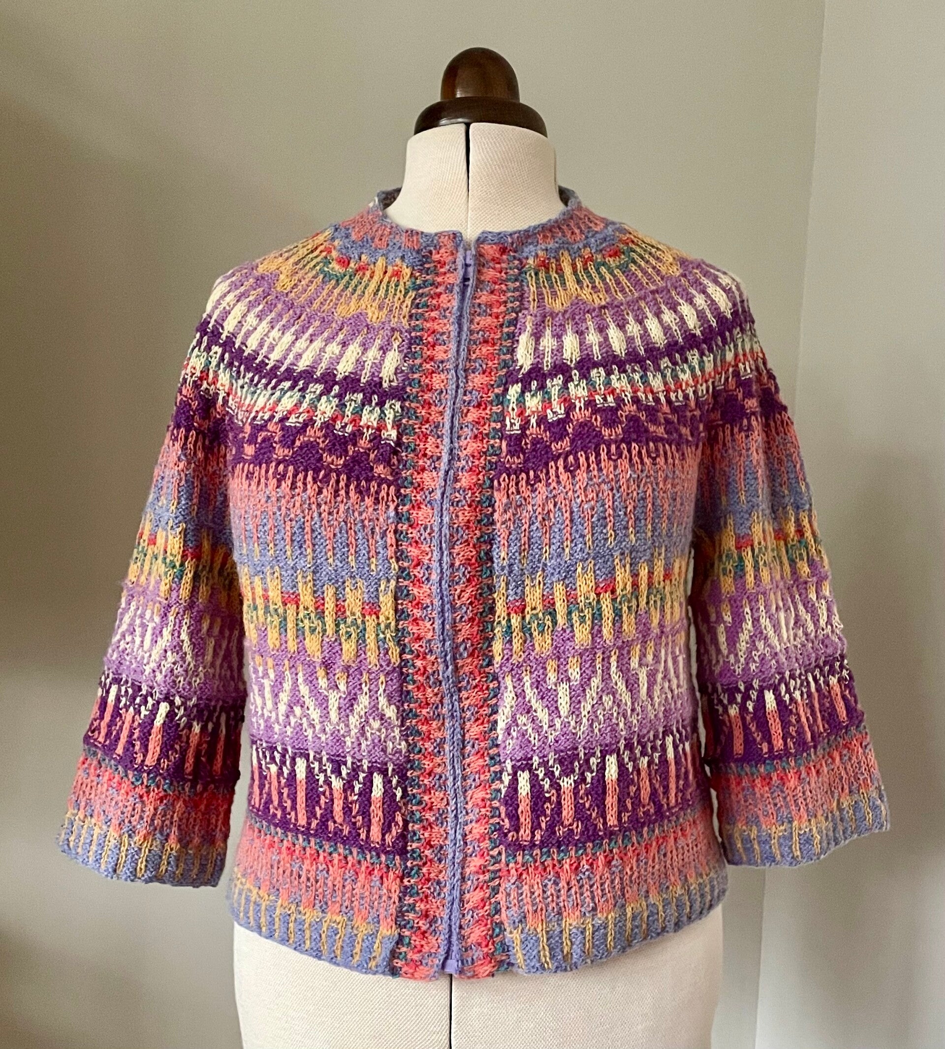 Lavender sunrise cardigan