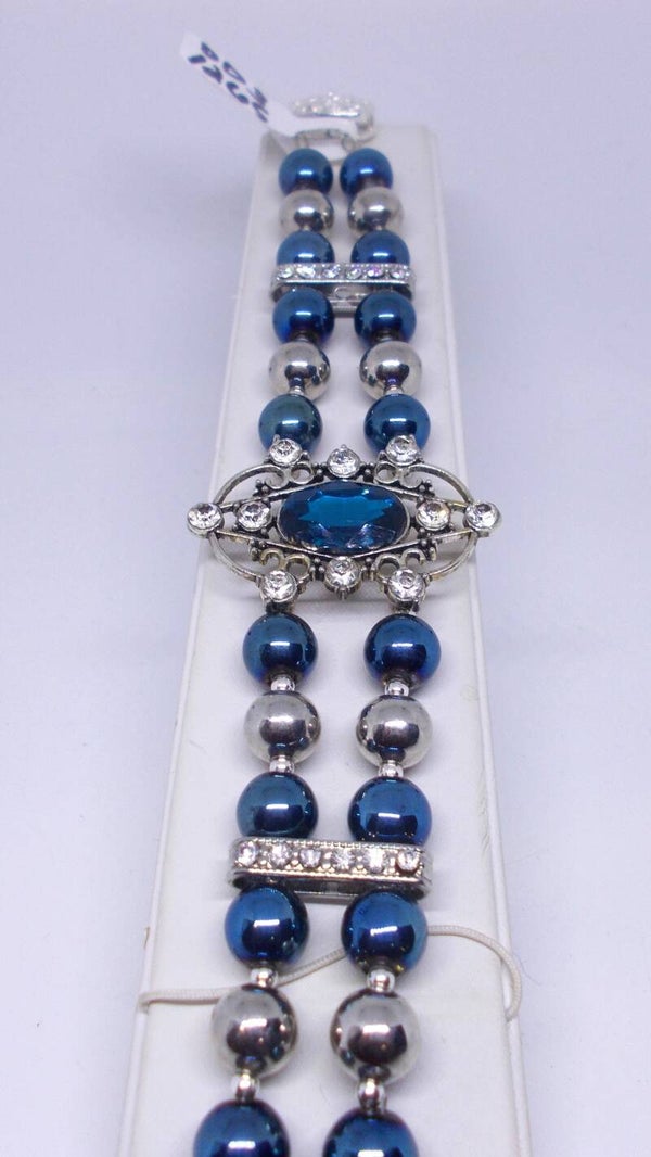 Double strand bracelet.