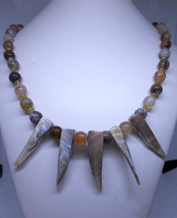 Shell Spike Necklace
