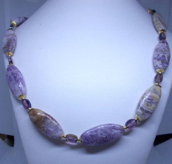 Chinese Charoite Necklace