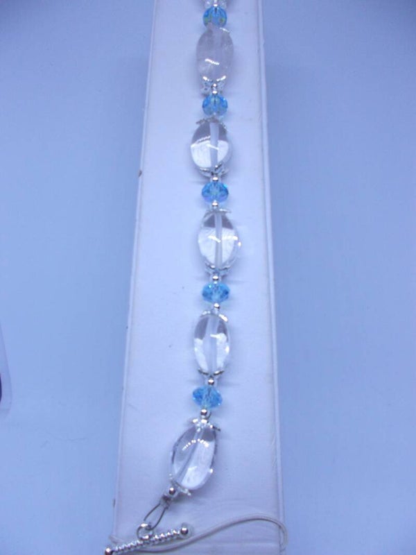 Natural Quartz and crystal Bracelet
