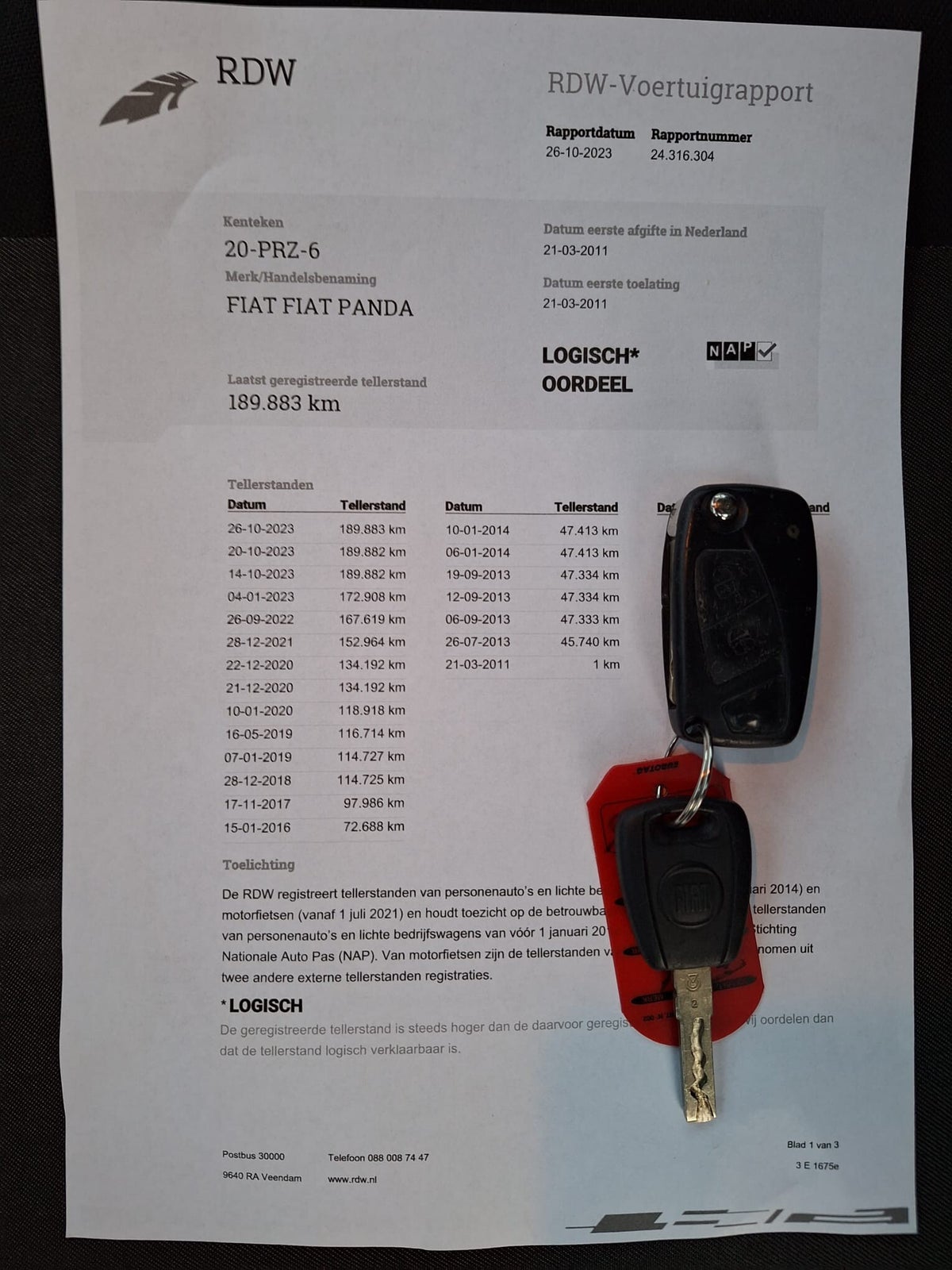 Set van 2 gasveren voor Fiat Panda bouwjaar 2003 tot 2011 Set van 2 gasveren voor Fiat Panda bouwjaar 2003 tot 2011