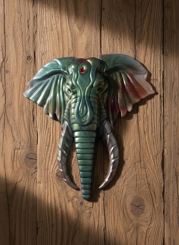 Elephant wall plaque