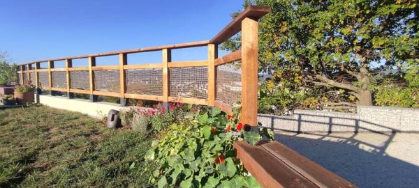 Filet d'escalade - Filet à grimper en chanvre ( mailles 150 mm - ∅ 12 mm)