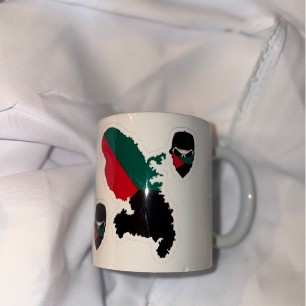Tasse carte Martinique cagoulé
