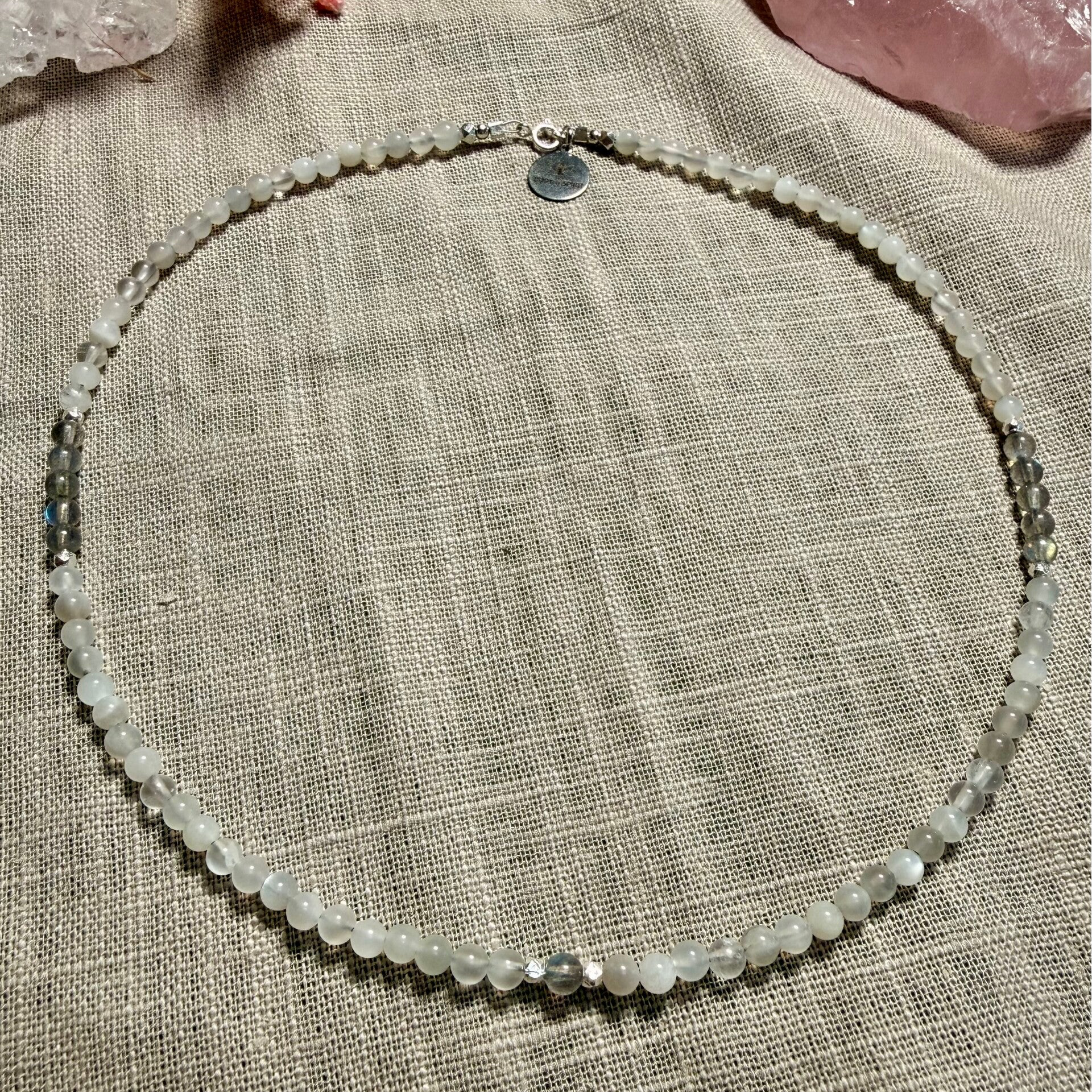 Seelenreise 2026 - Mondstein- filigrane Kette