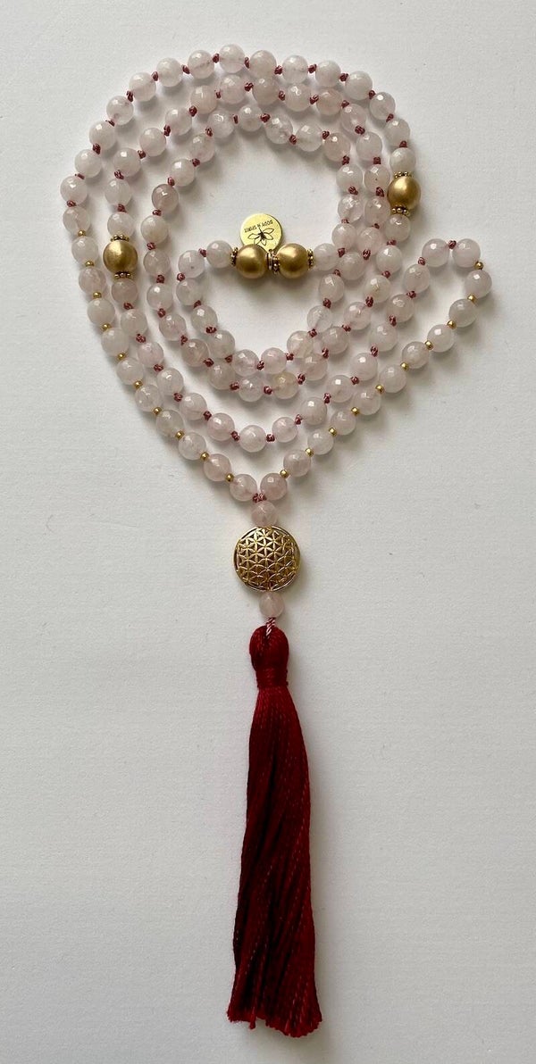 Heart Awakening - Rosenquarz Mala
