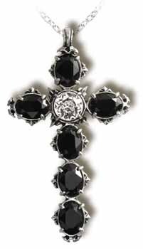 Alchemy Gothic P347 Funeral Cross Pendant