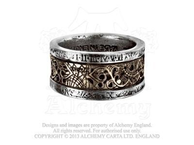 Alchemy Gothic R44 Dr. von Rosentein's Induction Principle Ring Size W