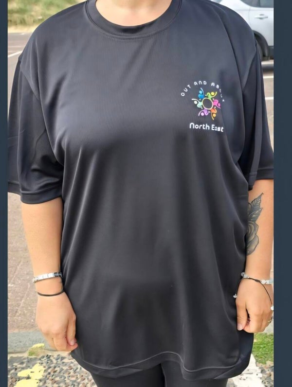 OAA JET BLACK T SHIRT COTTON