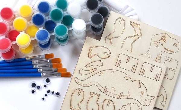 🦖 Dino-Malspaß Basteltüte