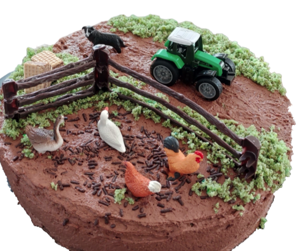 🚜 Bauernhof-Tortendeko