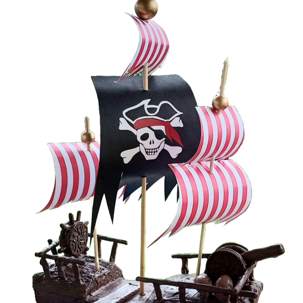 PIRAT Tortendekoration inkl. Rezept und Deko-Anleitung