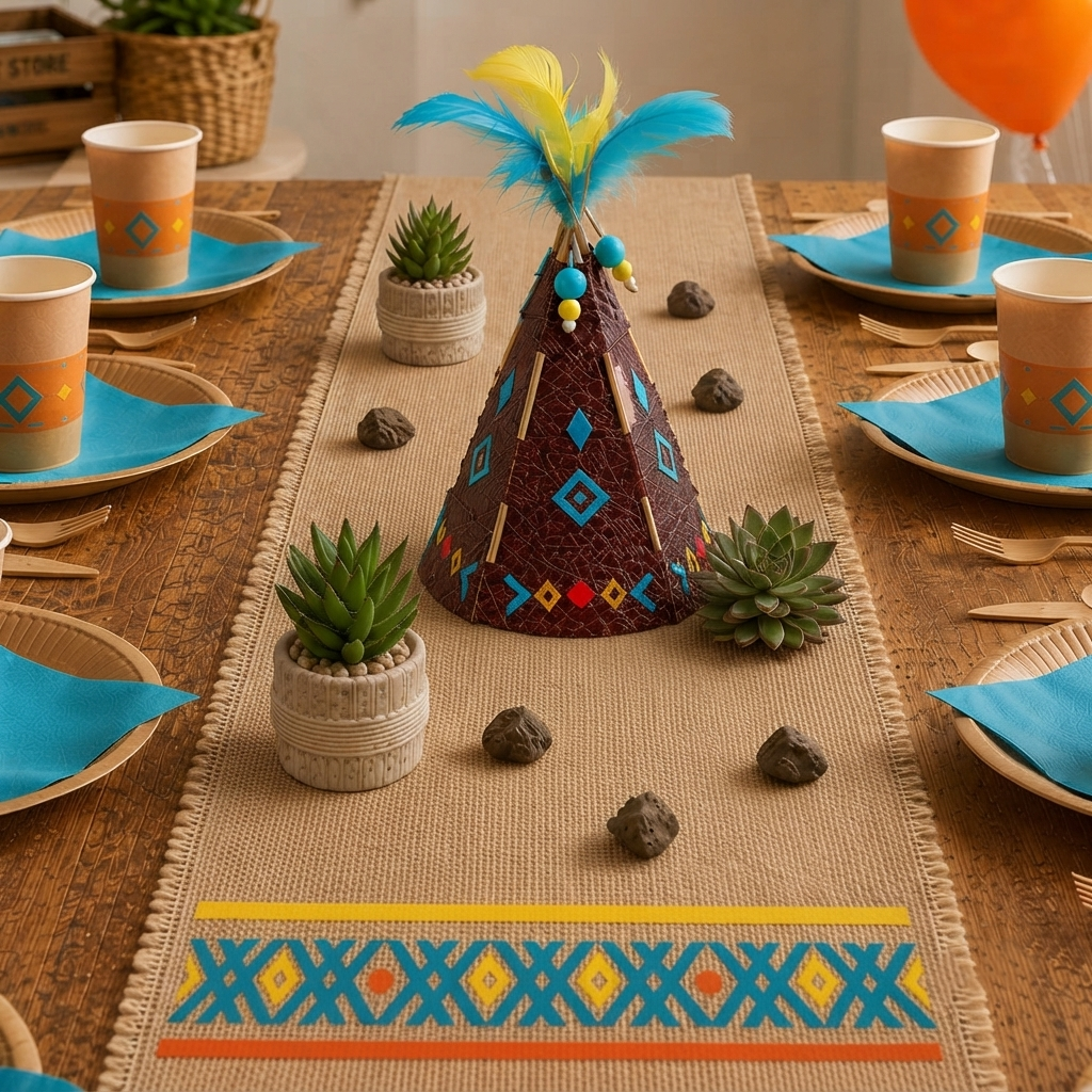🐎 Tipi-Tischdeko