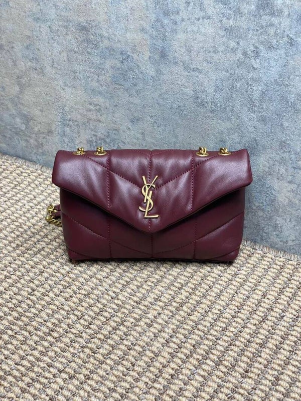 Saint Laurent Toy Puffer Quilted Leather