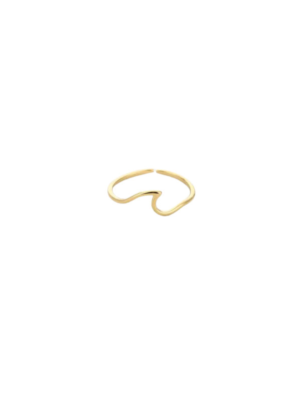 Ring 'WAVE' Goud