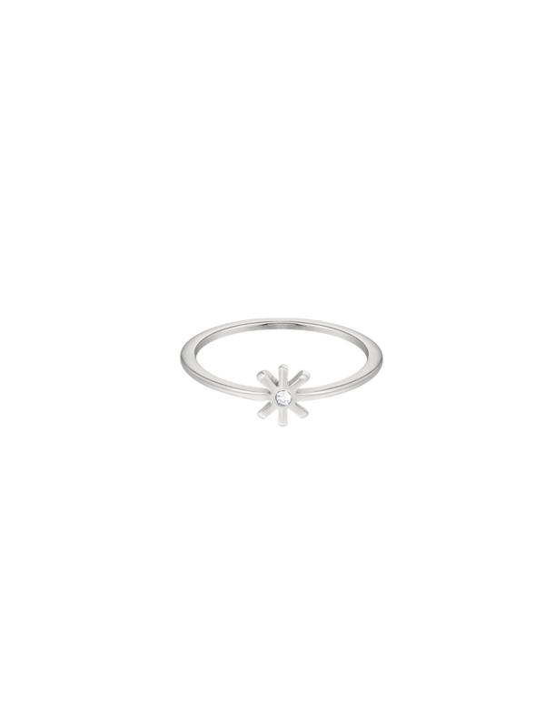 Ring 'LITTLE FLOWER' Zilver