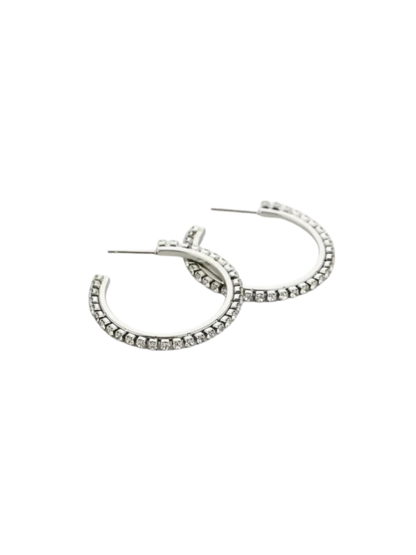 Oorbellen 'BLING BLING' Zilver