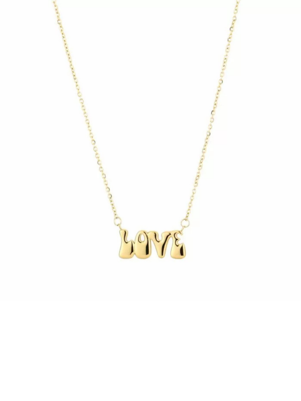 Ketting 'LOVE' Goud