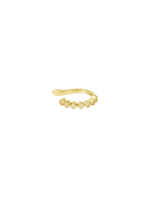 Earcuff 'SHINE BRIGHT' Goud