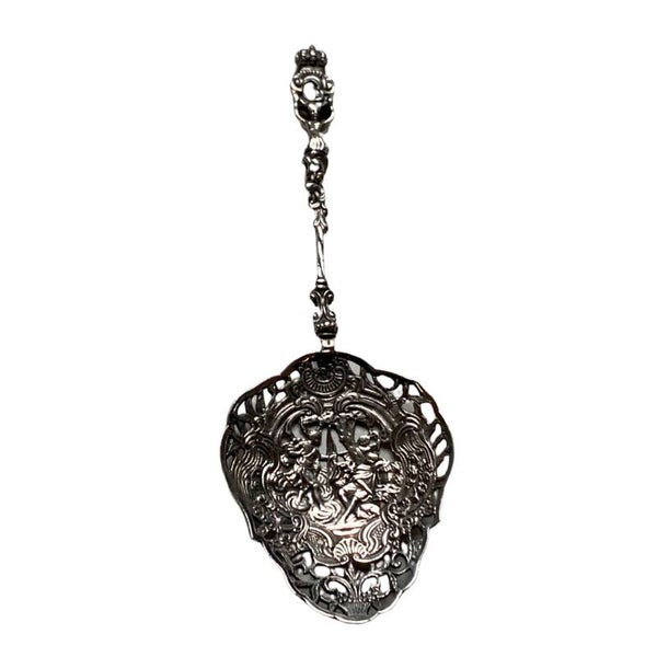 Rijk Bewerkte Zilveren Lepel