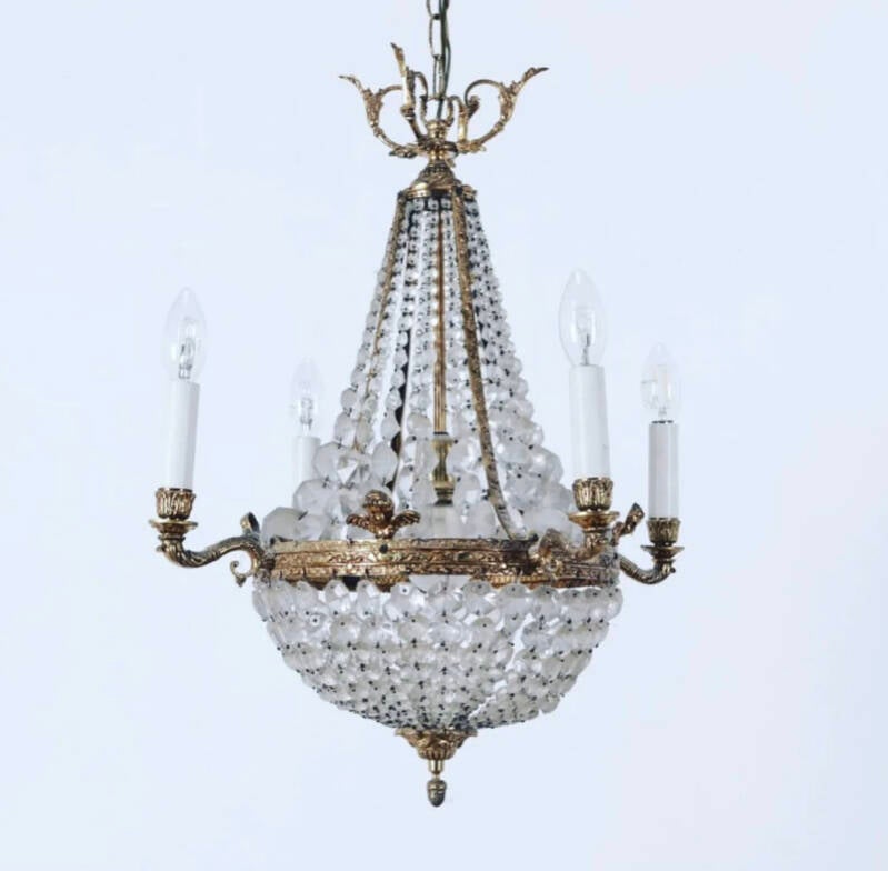 Bronzen Kroonluchter 