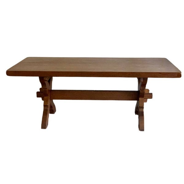 Massief Eikenhouten Eettafel | Kloostertafel | Online-Antiques-Shop