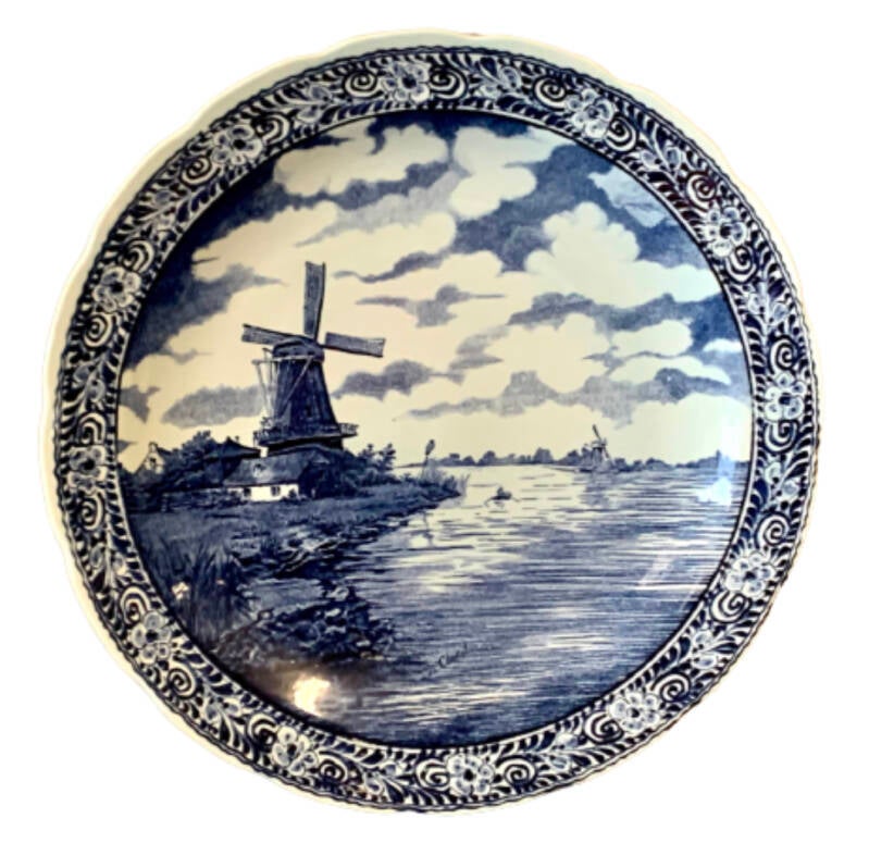 Delfts Blauw Wandbord | Boch 