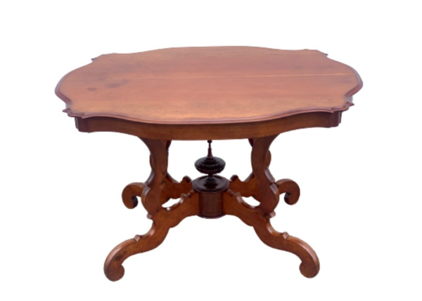 Mahoniehouten Biedermeier Eettafel