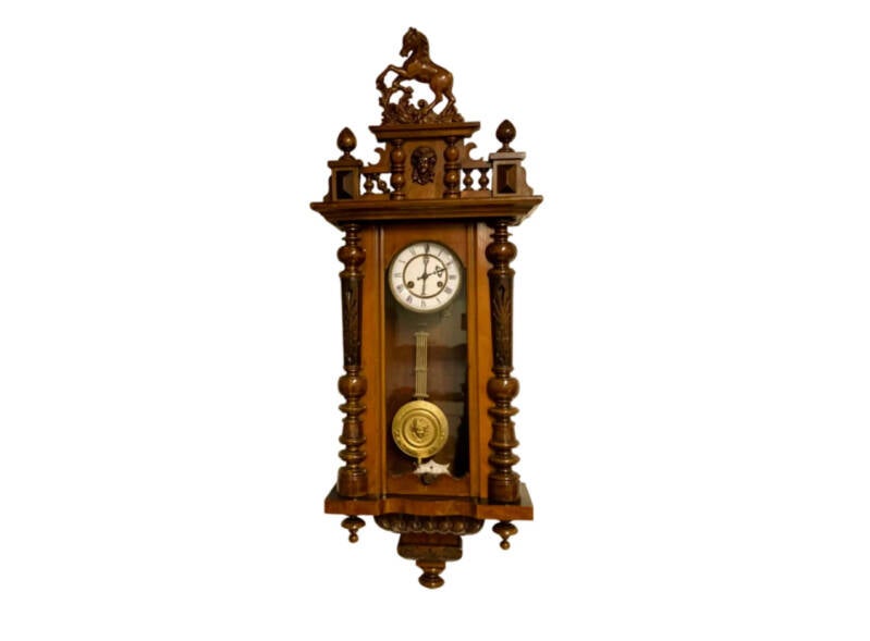 Mahoniehouten regulateur | Wandklok 