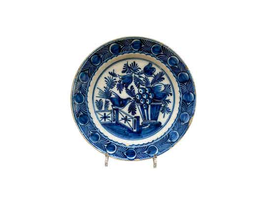 Delfts Aardewerk Bord | 18e Eeuws