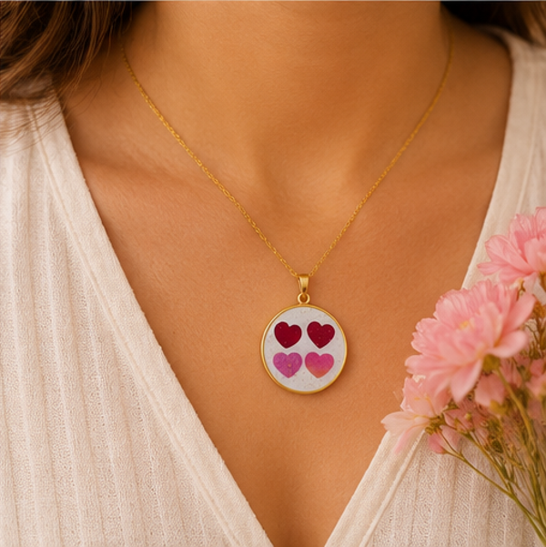 Collier rond fête des mères