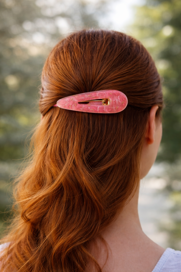 Barrette Dandelion Rouge