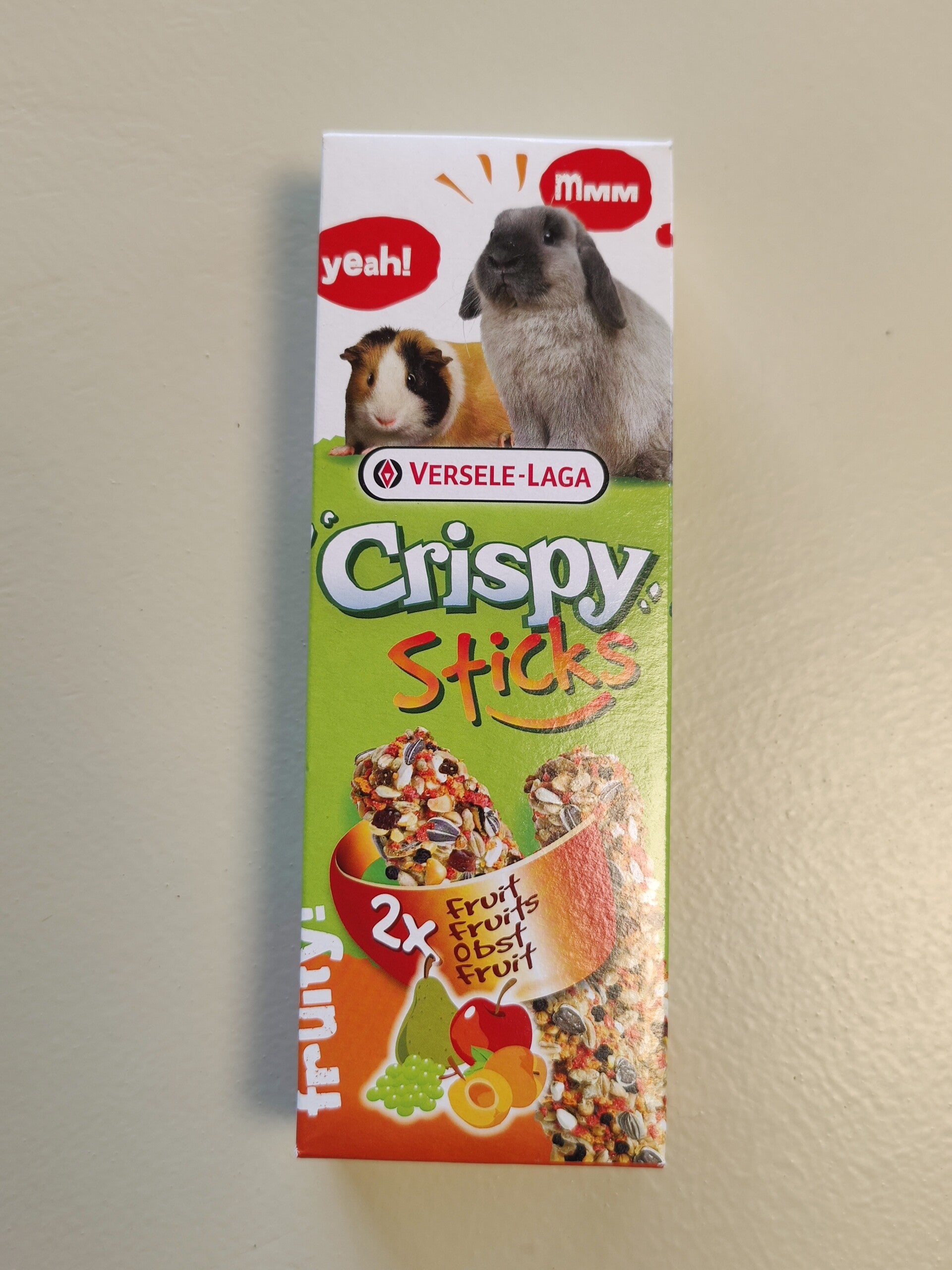 Snack: crispy sticks fruit