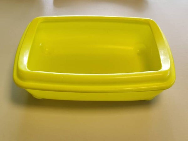 Toilet: rechthoekig groen