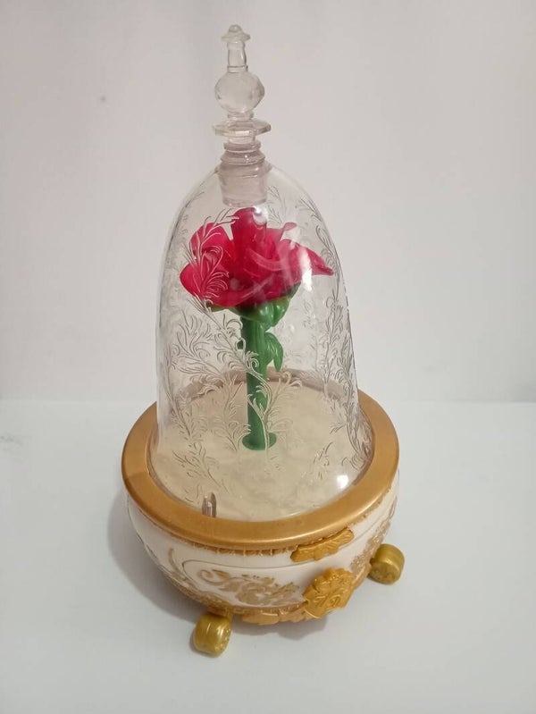 Vintage 1970s Illuminated Perspex Vanity Music Box – Retro Light-Up Dressing Table Lamp (Fully Working)