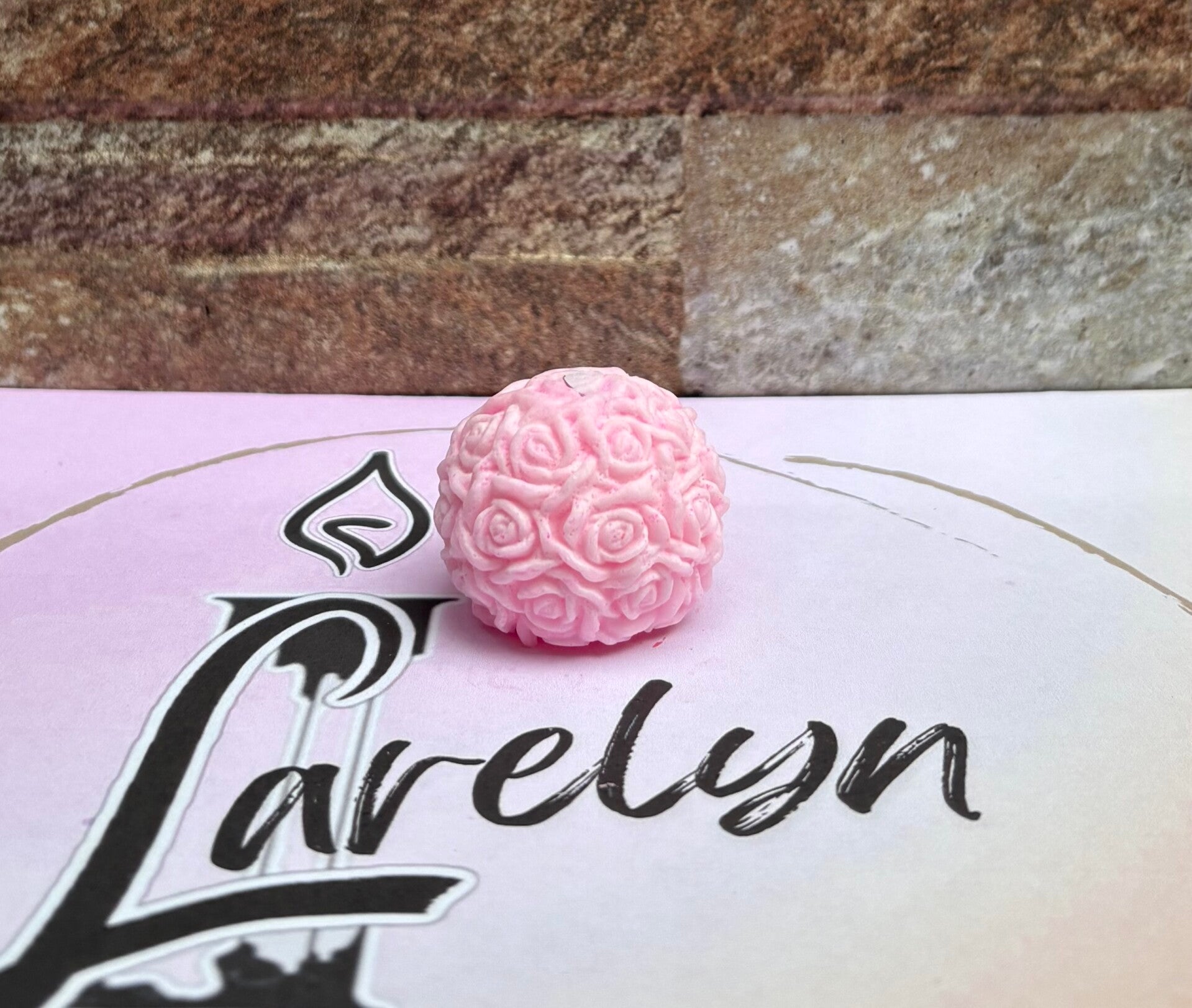 Vela aromática diseño Rosa