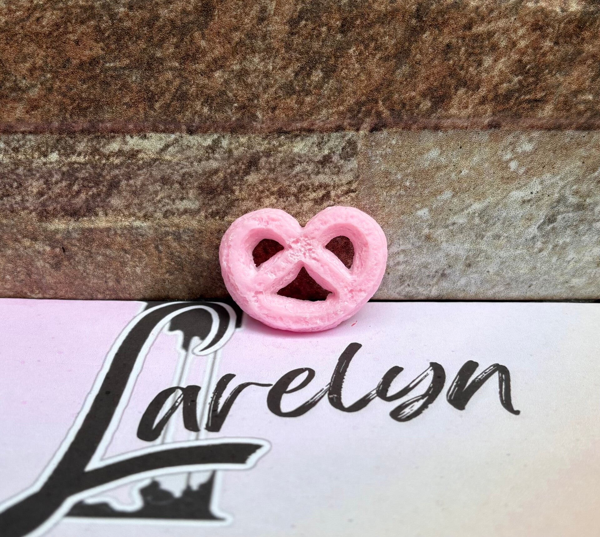 Wax Melt aromático diseño Pretzel hecha a mano