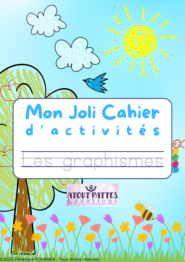 *VERSION CONFECTIONNÉE* Mon Joli Cahier d'activités : Les graphismes