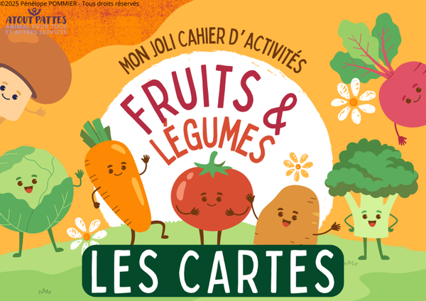 *VERSION CONFECTIONNÉE* Mon Joli Cahier d'activités, les fruits & légumes