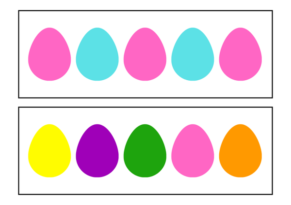 *PDF* Série œufs colorés à reproduire