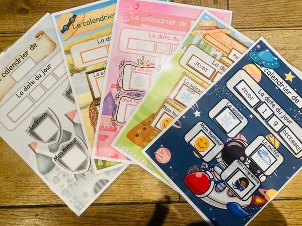 *PDF* Aide à l'apprentissage : Mon calendrier espace