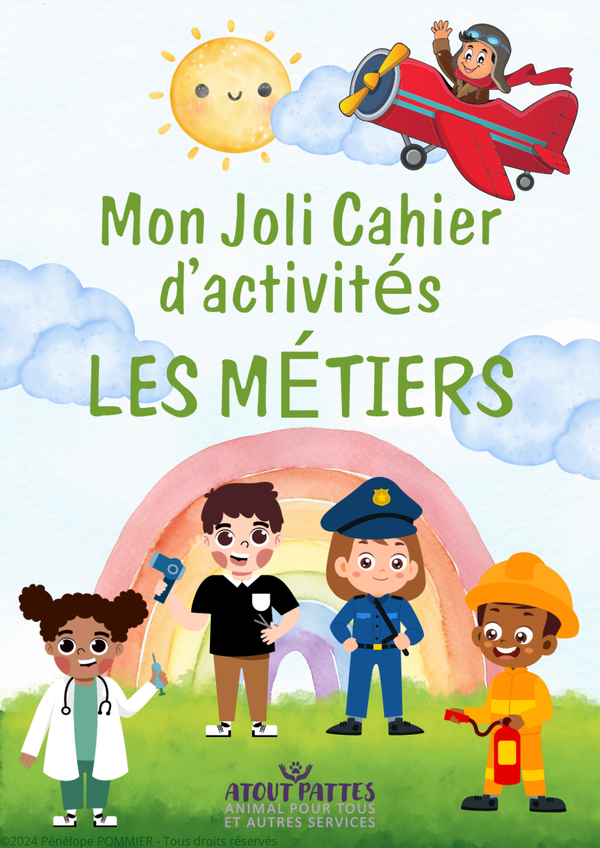 *VERSION CONFECTIONNÉE* Mon Joli Cahier d'activités, les métiers