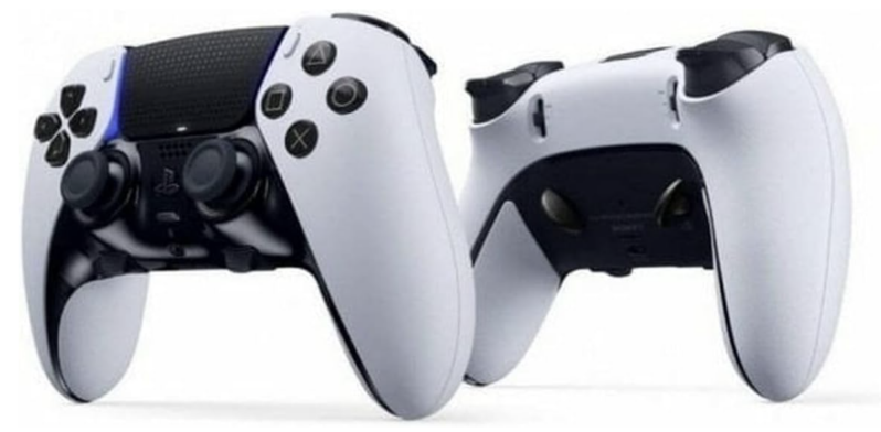 mando dualsense edge de sony original por delante y por detrás