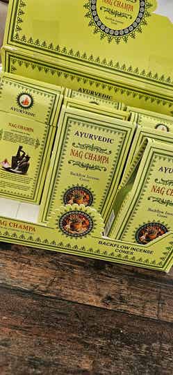 Backflow wierookkegels Ayurvedi