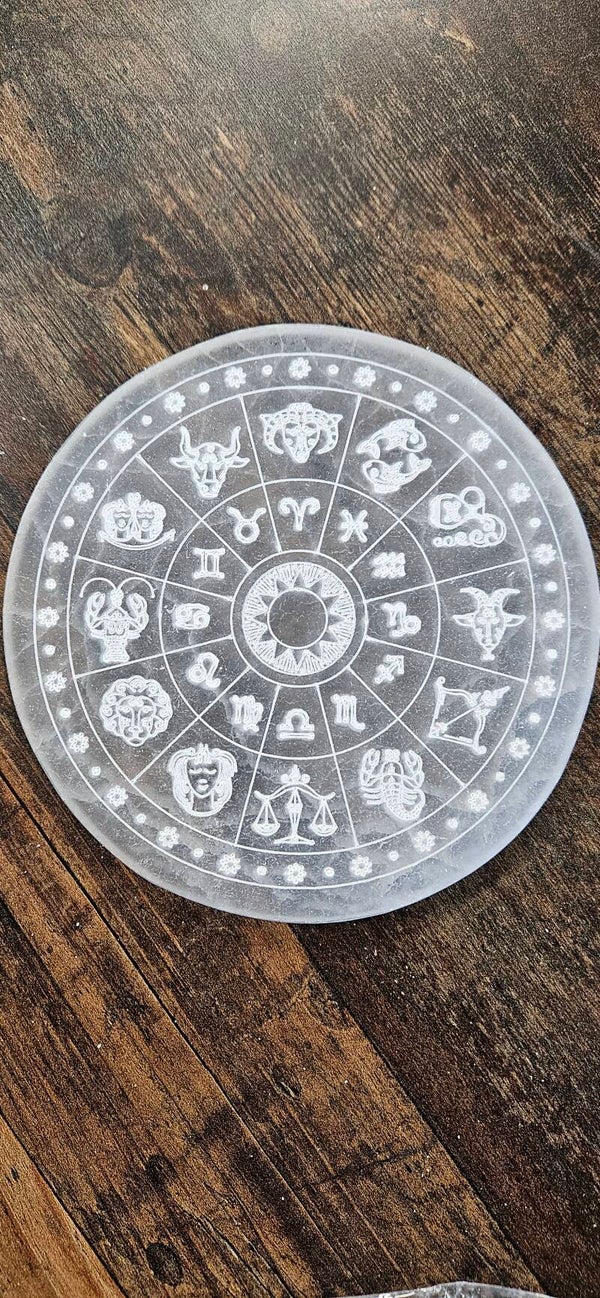 Seleniet oplaadschijf Sterrenbeelden 14 cm cm